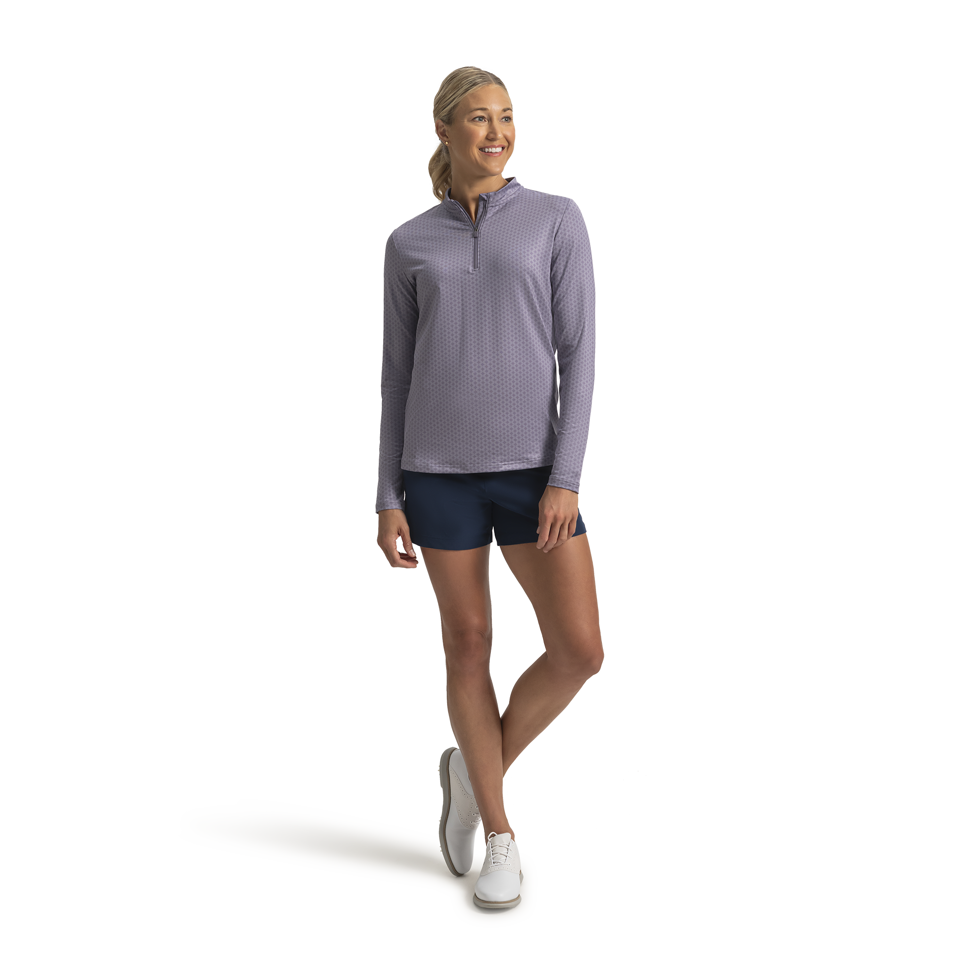 Quarter-Zip Long Sleeve Sun Protection Shirt