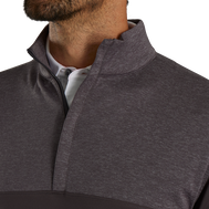 Heather Yoke Half-Zip Mid-Layer