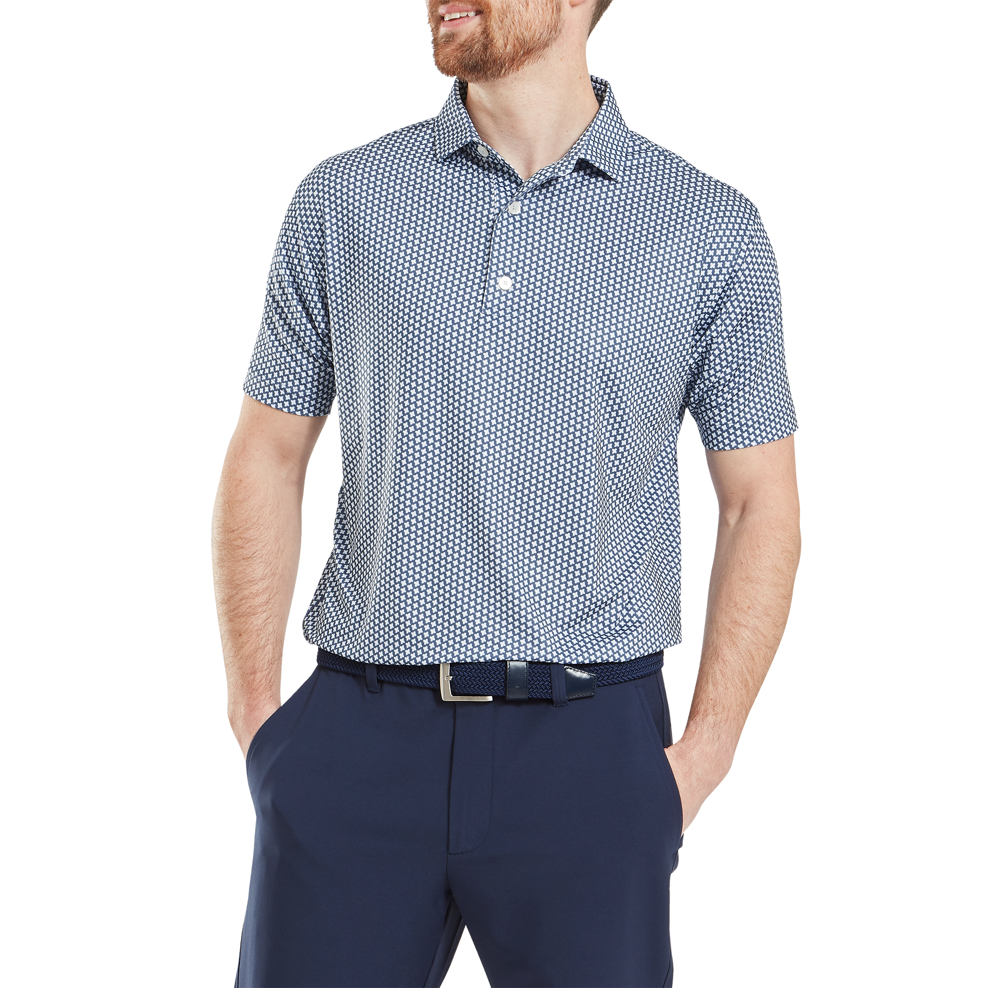 Lisle Houndstooth Geo Print