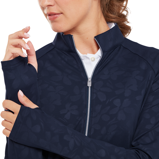 Floral Embossed Mid-Layer