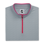 Sleeveless Quarter-Zip Printed Shirt