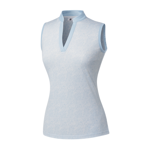 Open Placket Sleeveless Shirt