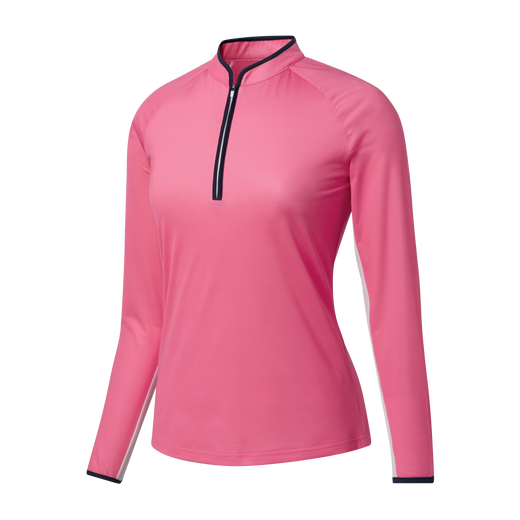 Quarter-Zip Long Sleeve Sun Protection Shirt