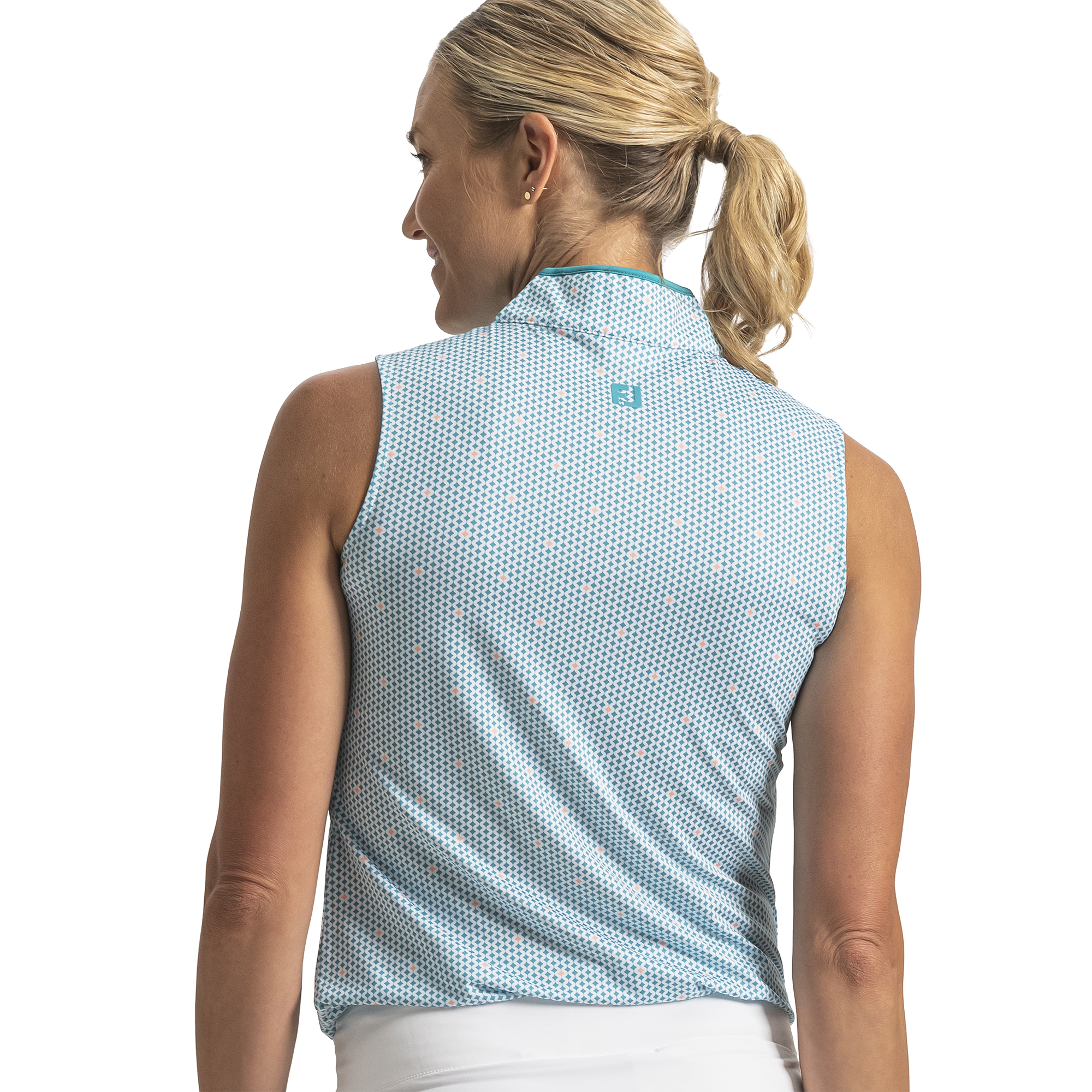 Quarter-Zip Sleeveless Shirt
