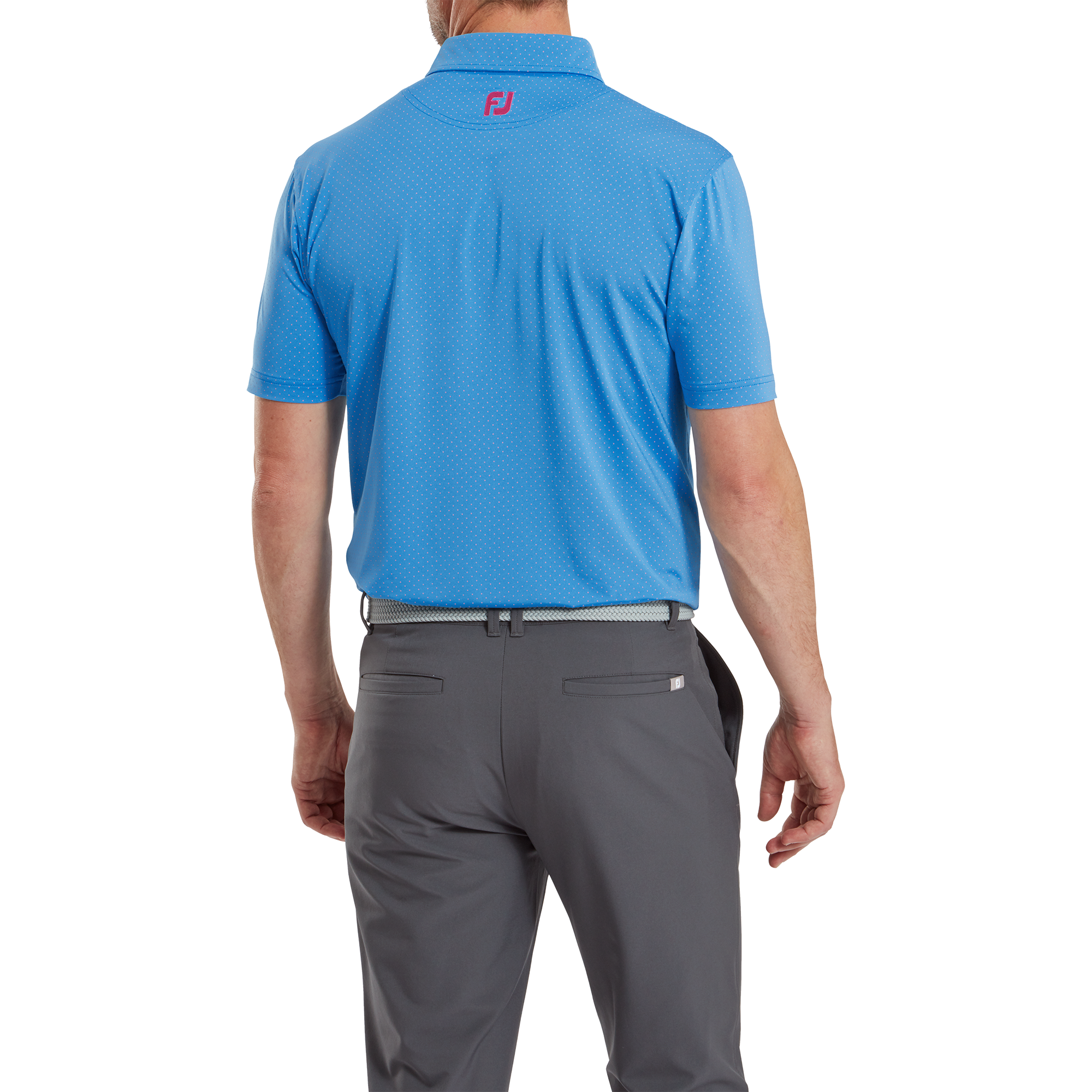 Stretch Lisle Dot Print