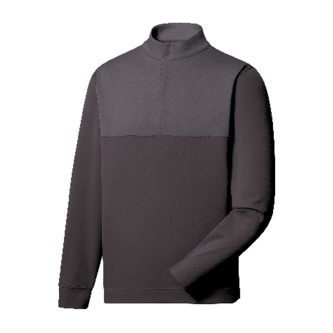 Heather Yoke Half-Zip Mid-Layer