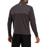 Heather Yoke Half-Zip Mid-Layer