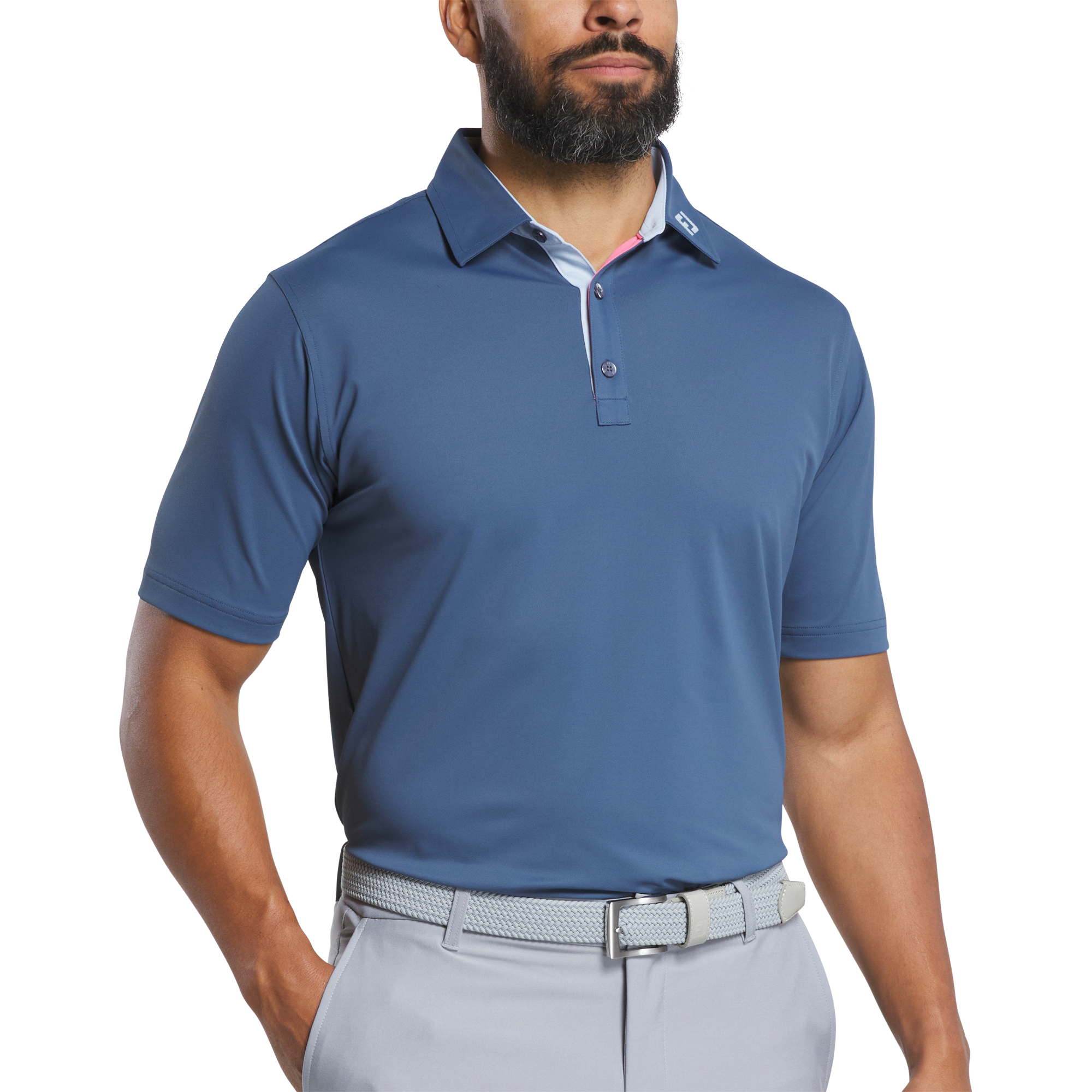 Solid Pique With Trim