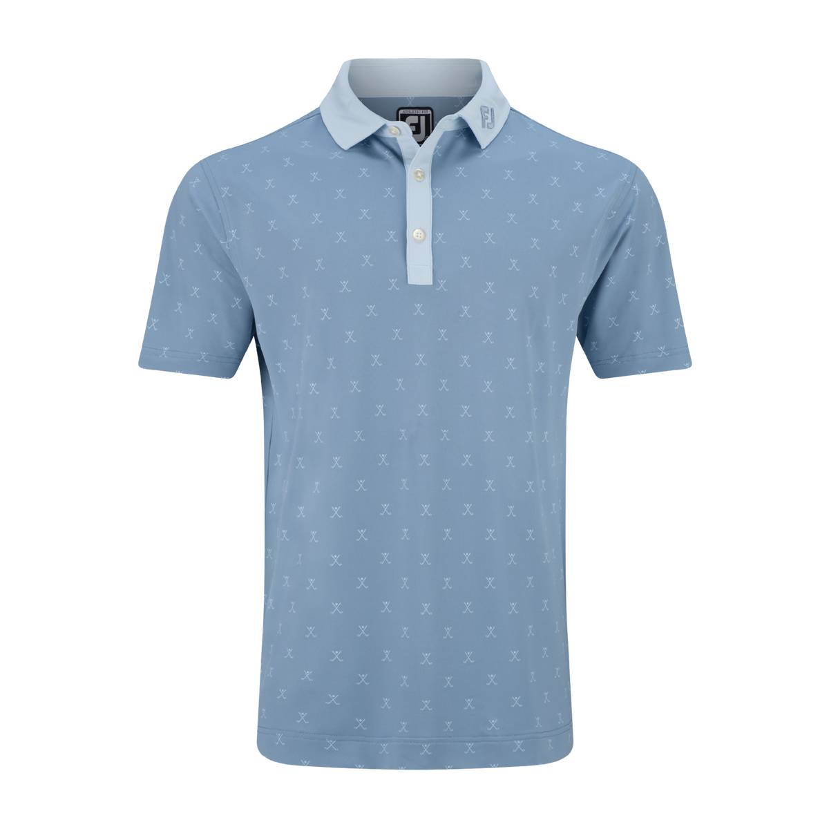 Stretch Pique Golf Print