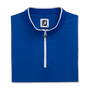Sleeveless Quarter-Zip Printed Shirt