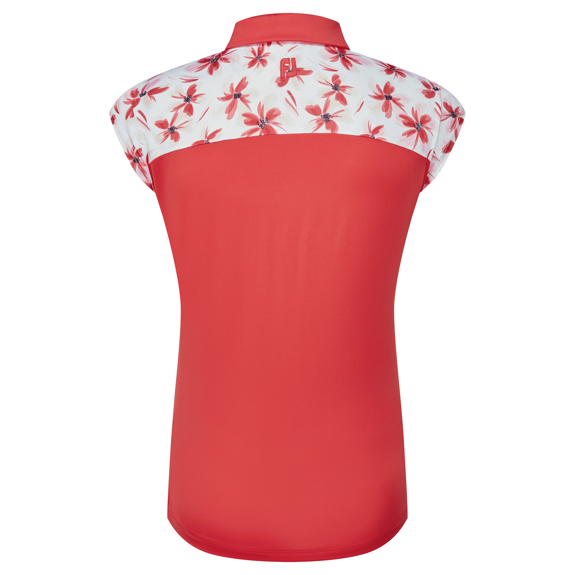 Blocked Floral Print Lisle