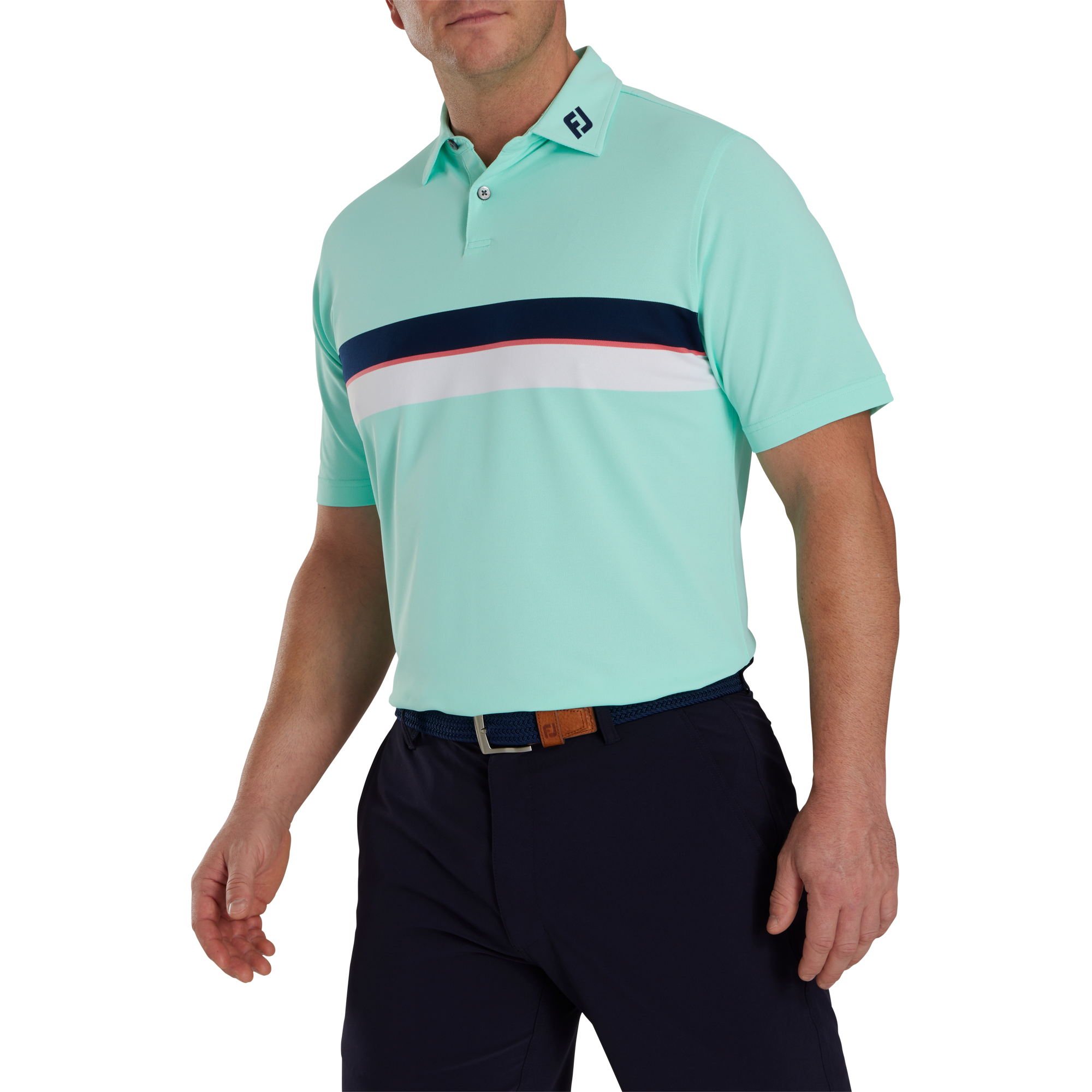 Double Chest Band Pique