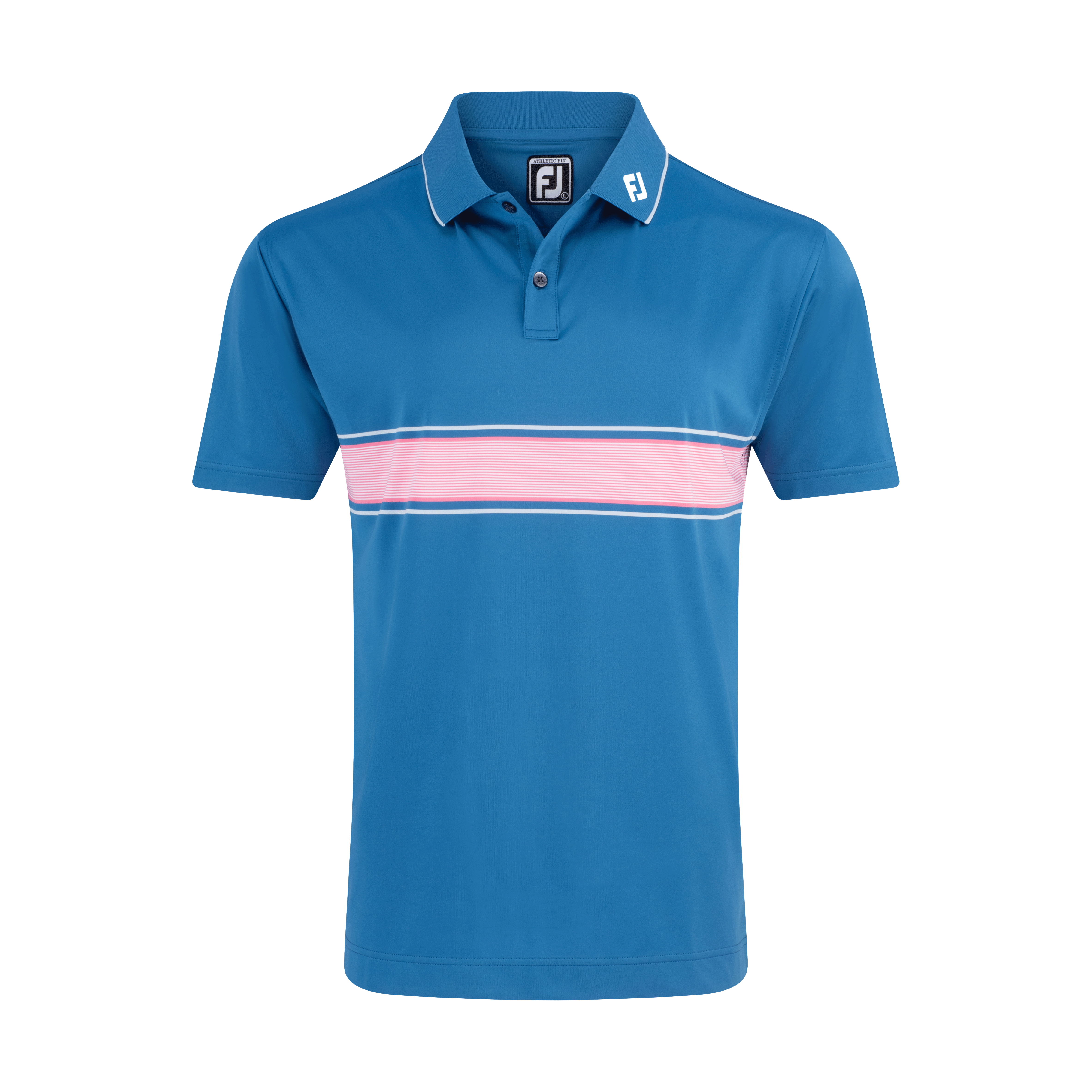 Engineered Pin Stripe Lisle Knit Collar
