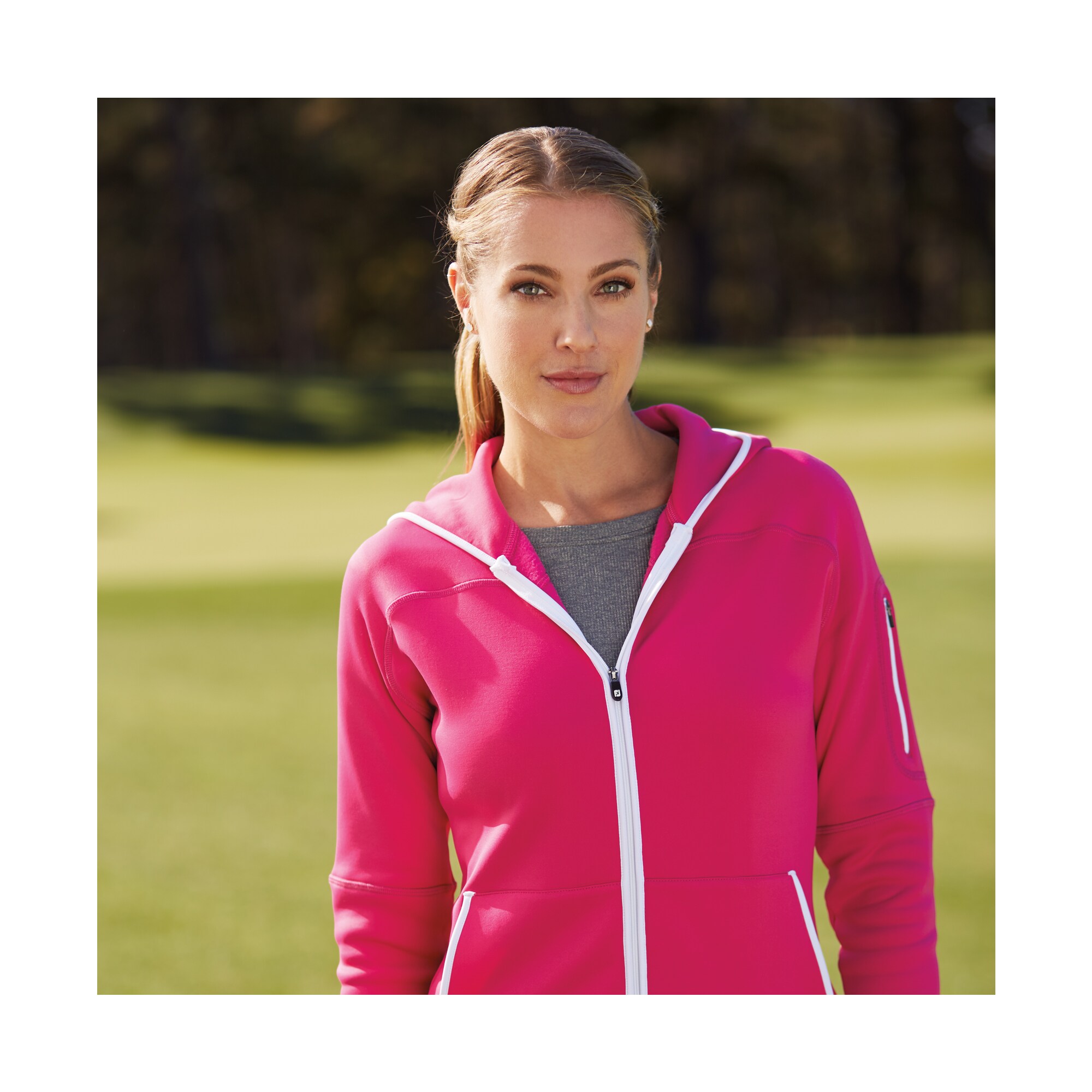 Full-Zip Fleece Hoodie Women