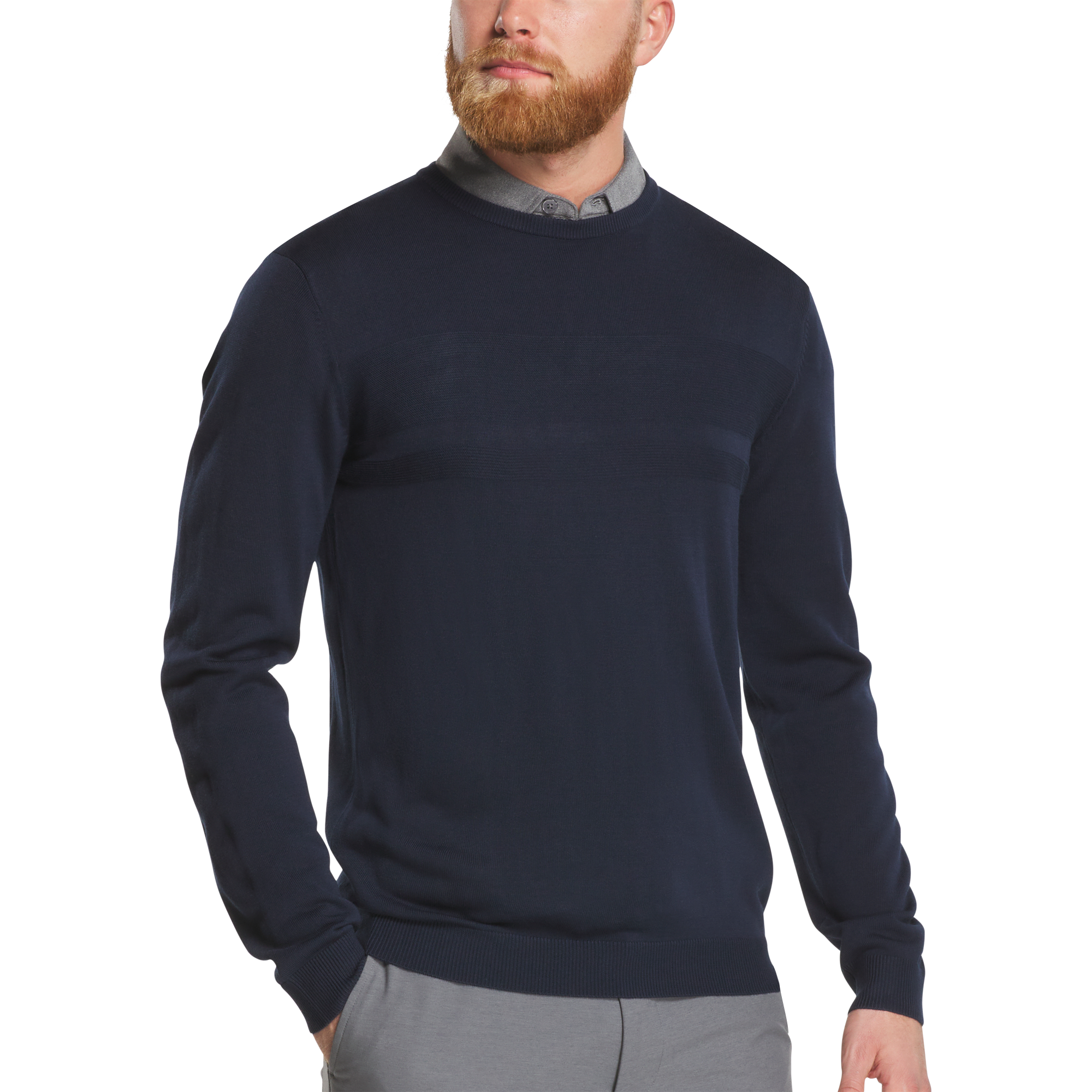 Tonal Block Crewneck