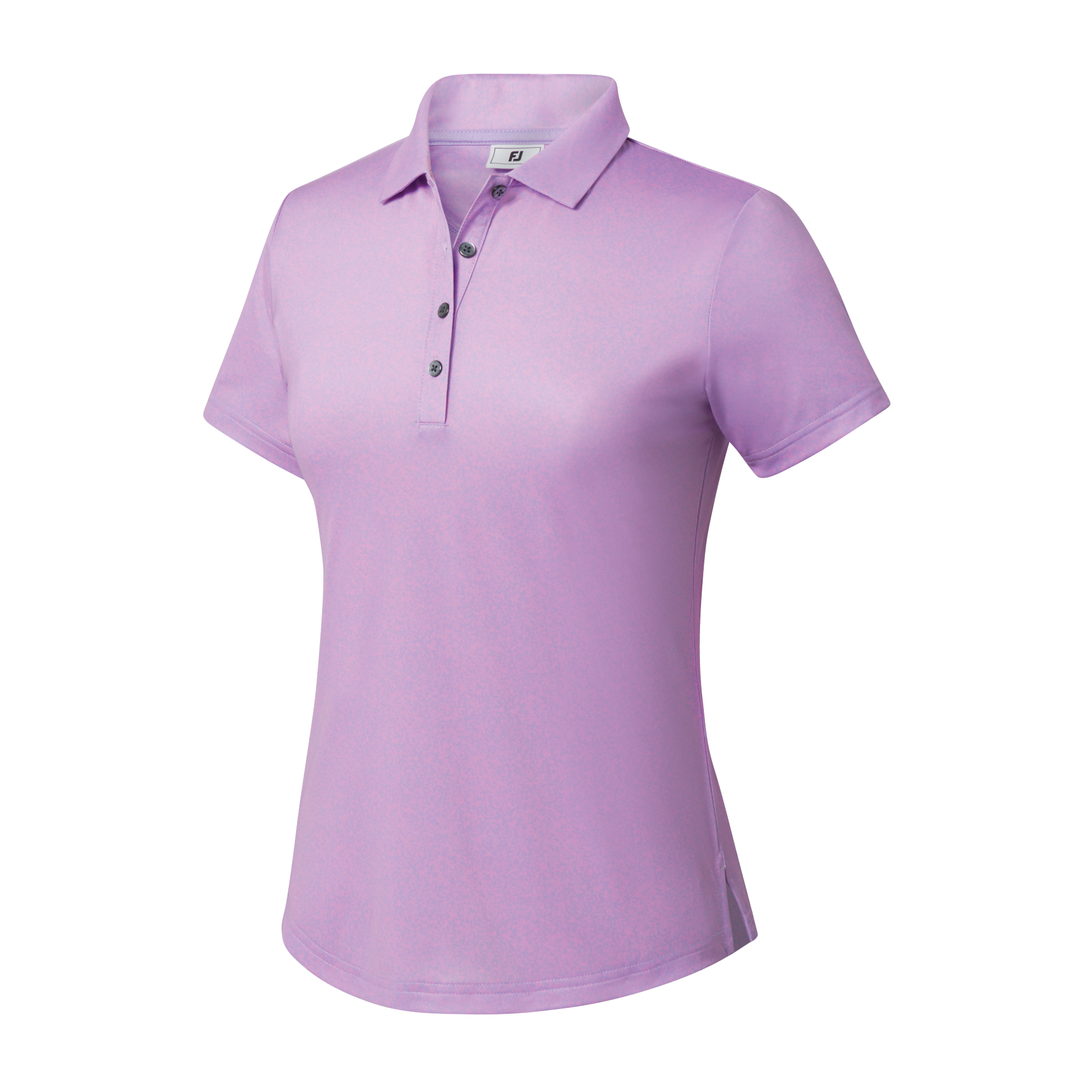 Stretch Lisle Speckle Short Sleeve Print Shirt